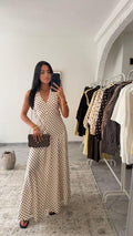 Robes longue petit pois