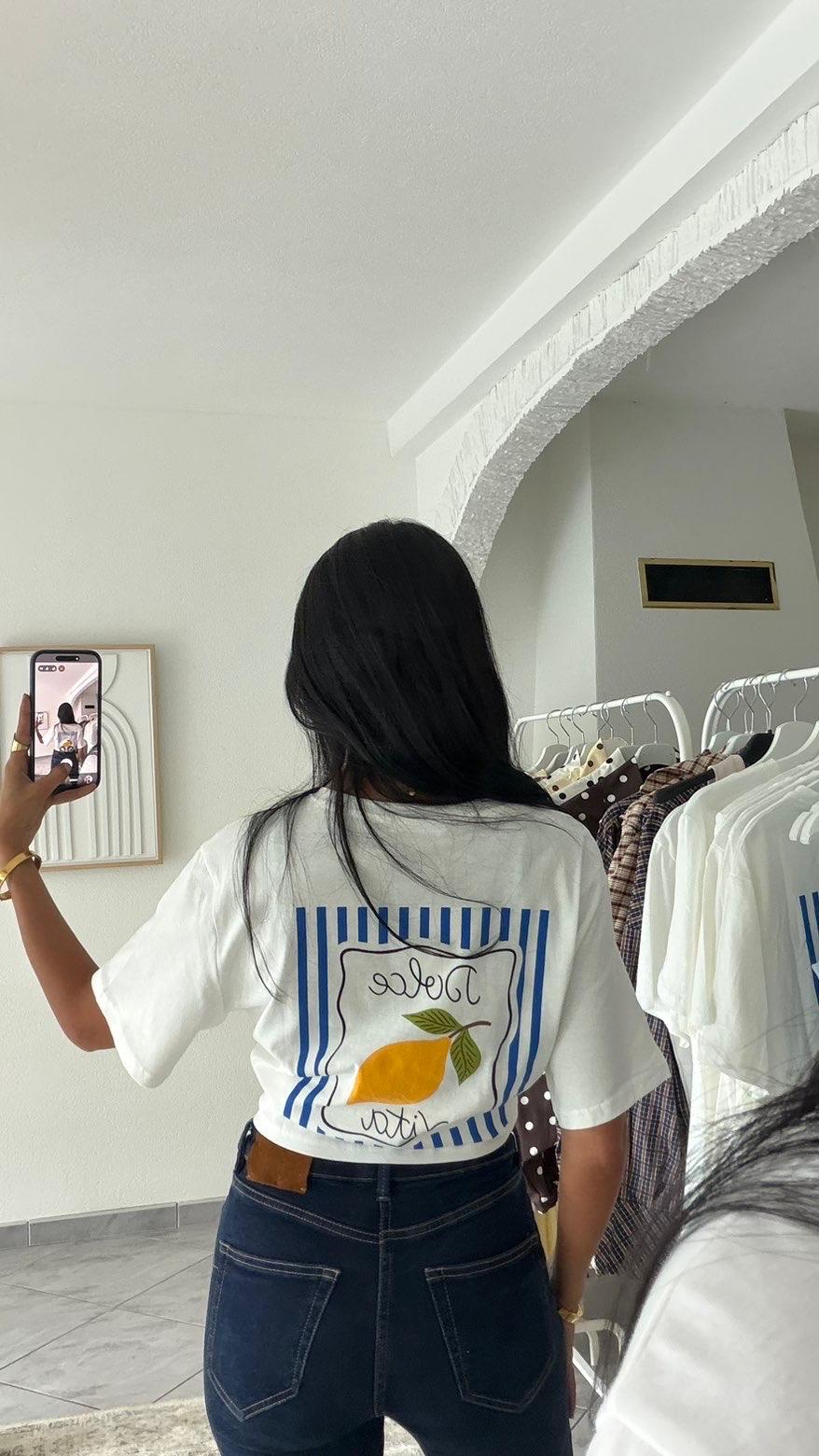 T-shirt citron